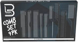 Level 3 hair comb set 9 pack