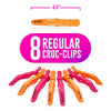 Colortrak Rubberized Croc Clips