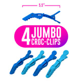 Colortrak Rubberized Croc Clips