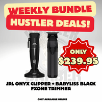 HUSTLER DEALS! JRL Onyx Clipper + Babyliss Black FXONE Trimmer