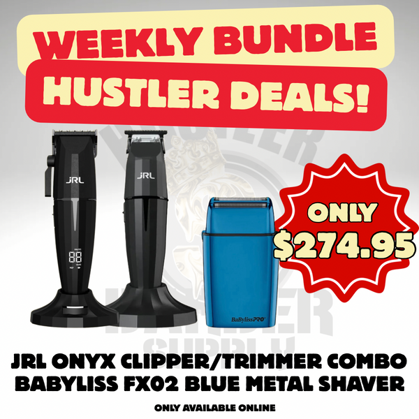 HUSTLER DEALS! JRL Onyx Clipper Trimmer Set + Babyliss Blue Shaver