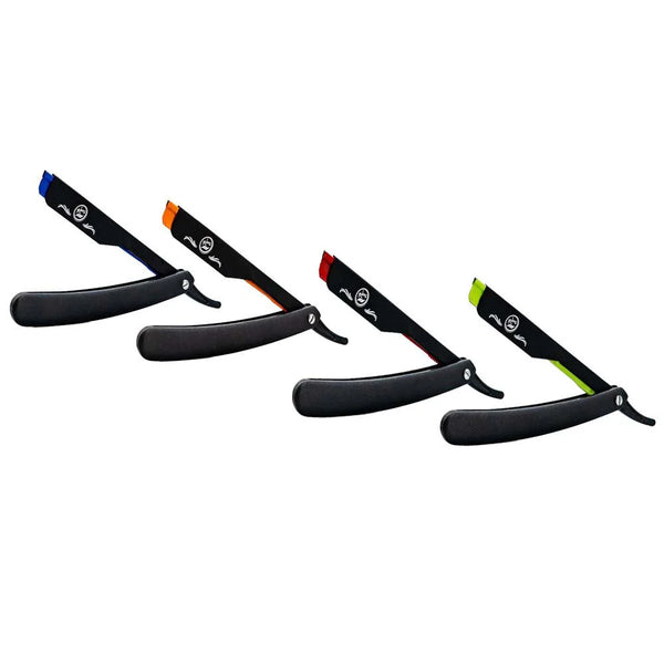 Rolda Classic Matte Black Straight Razor Blade Holder