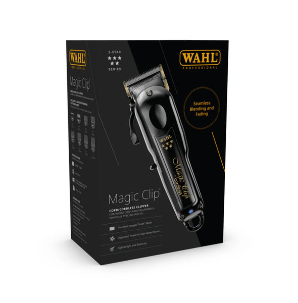 Wahl Professional 5 Star Magic Clip Cordless Clipper - Black (3026432)