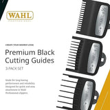 Wahl Premium Cutting Guide with Metal Secure Clip Combo Set #1/2, #1, #1 1/2