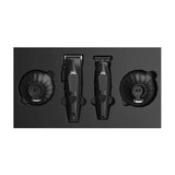 JRL Professional Diamante Cordless Clipper & Trimmer Comb Set- Black