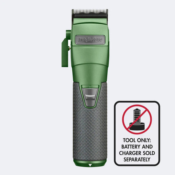 BaByliss PRO FXONE Limited Edition Matte Green All-Metal Clipper - Tool Only (LFX899GC)