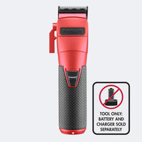 BaByliss PRO FXONE Limited Edition Matte Red All-Metal Clipper - Tool Only (LFX899OC)