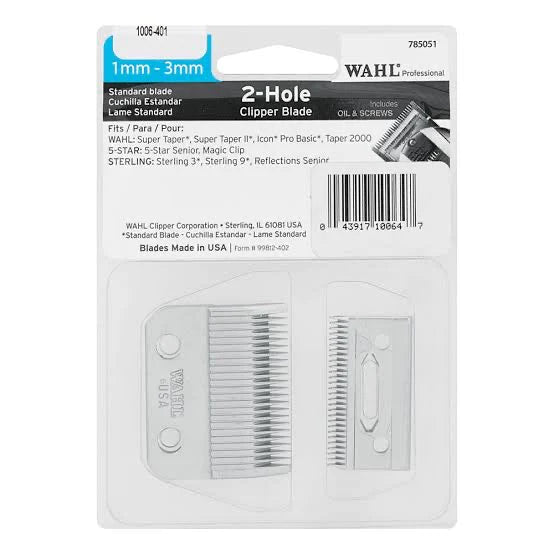 WAHL ICON 2 HOLE TAPER BLADE